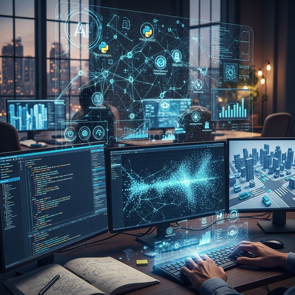 Visualizzazione tecnologie AI e machine learning utilizzate